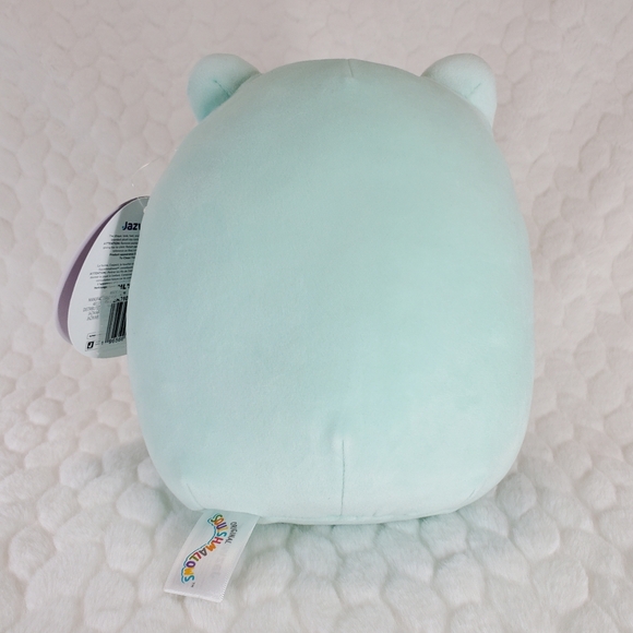 Fritz Squishmallows 8 Inch BNWT Mint Frog with Floral Belly Spring Easter Squad - Picture 4 of 7